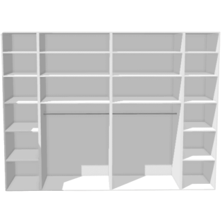 Casa - dressing 270 cm Blanc
