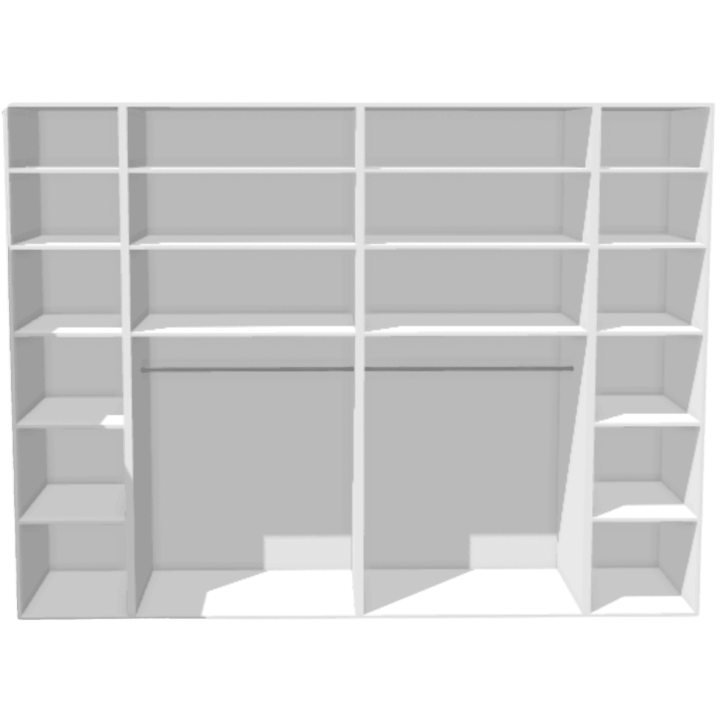 Casa - dressing 270 cm Blanc