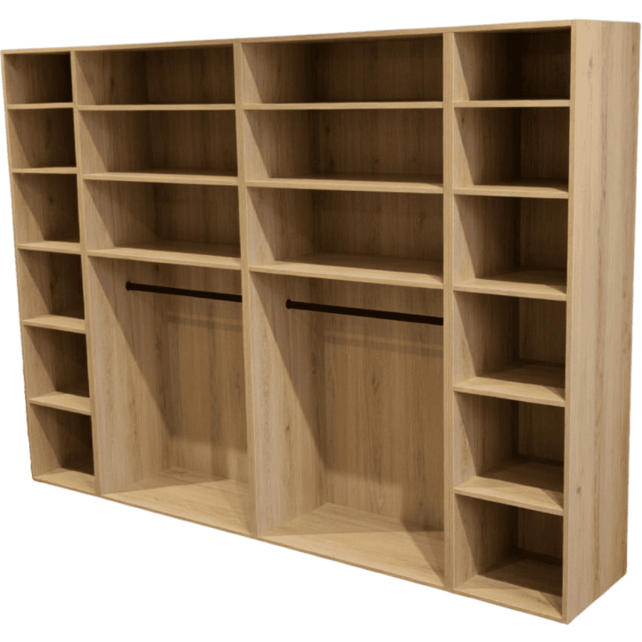 Casa - Dressing 270 cm chêne hickory