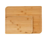 Lot de 2 planches à découper Bambou