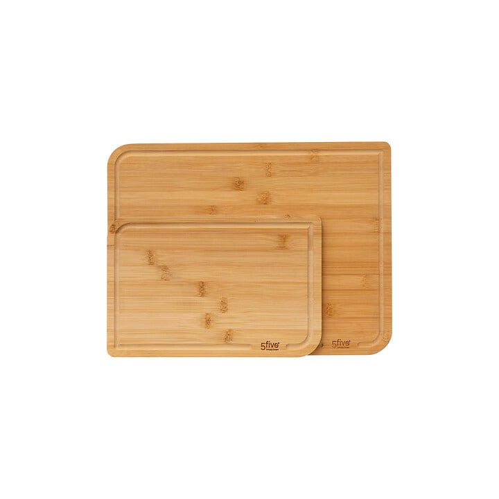 Lot de 2 planches à découper Bambou