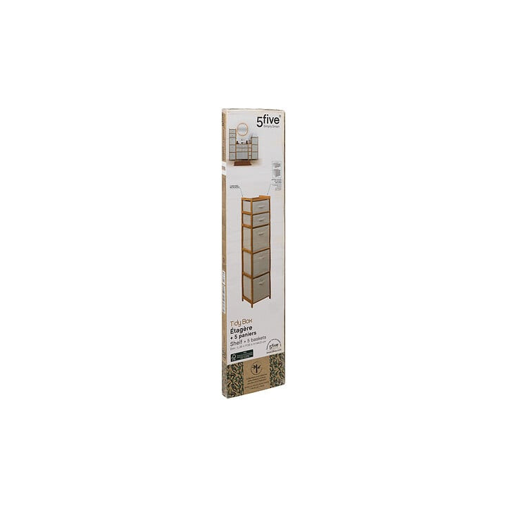 Etagère haute 5 rangements Tidy 174902