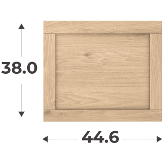 Porte cadre Casa H 38 cm - L 45 cm chêne hikory