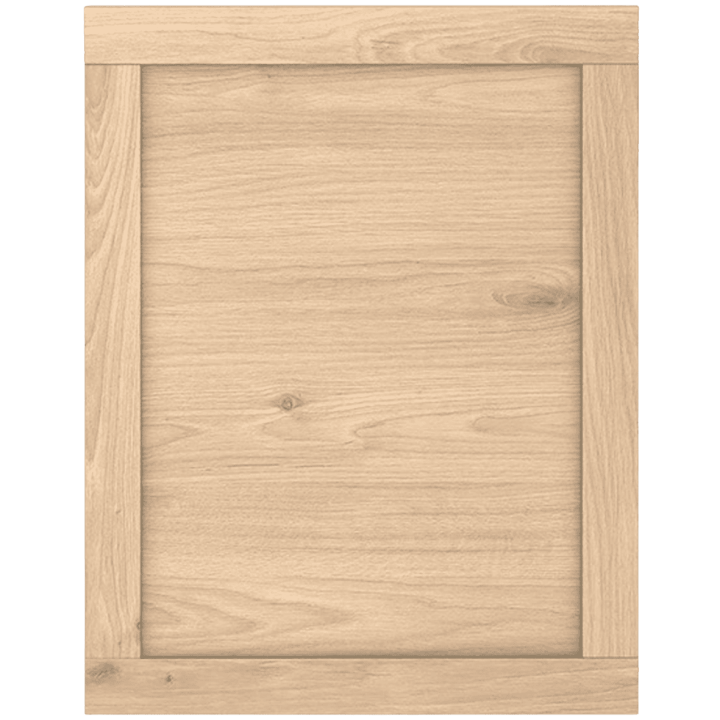 Porte cadre Casa H58 cm - L 45 cm Chêne hikory