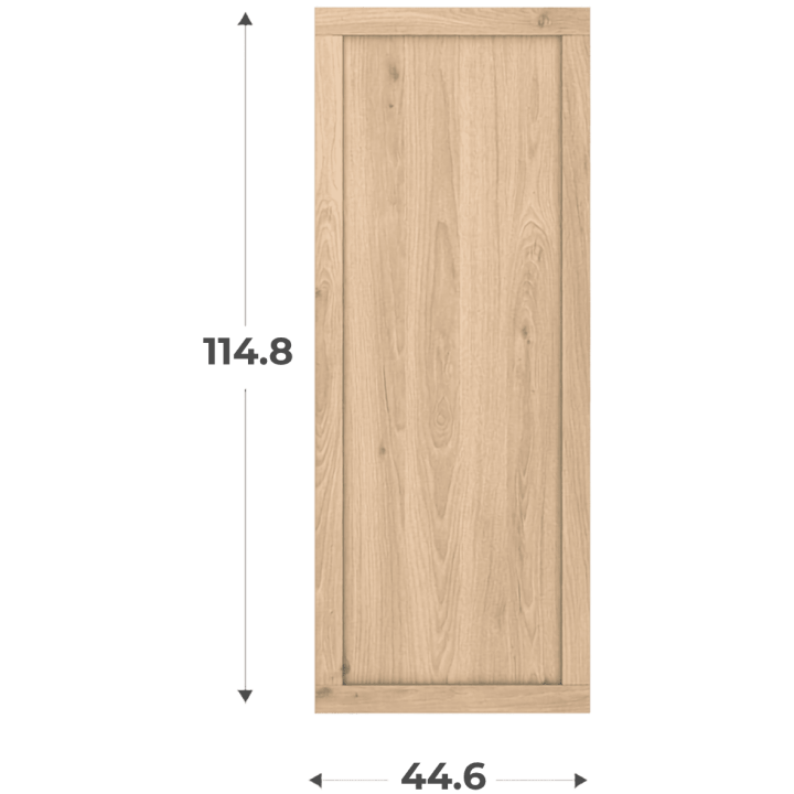 Porte cadre Casa H116 cm - L45 cm chêne hickory