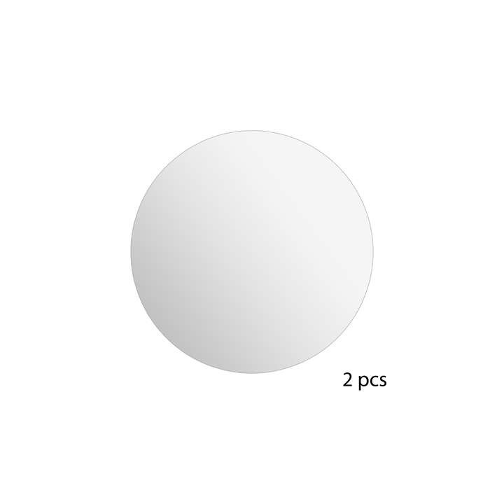 Set de 2 miroirs Adhésif Rond 40 x 40 cm - 121122B