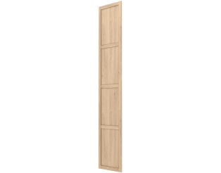 Porte cadre Casa H 232 cm - L 45 cm Chêne hikory
