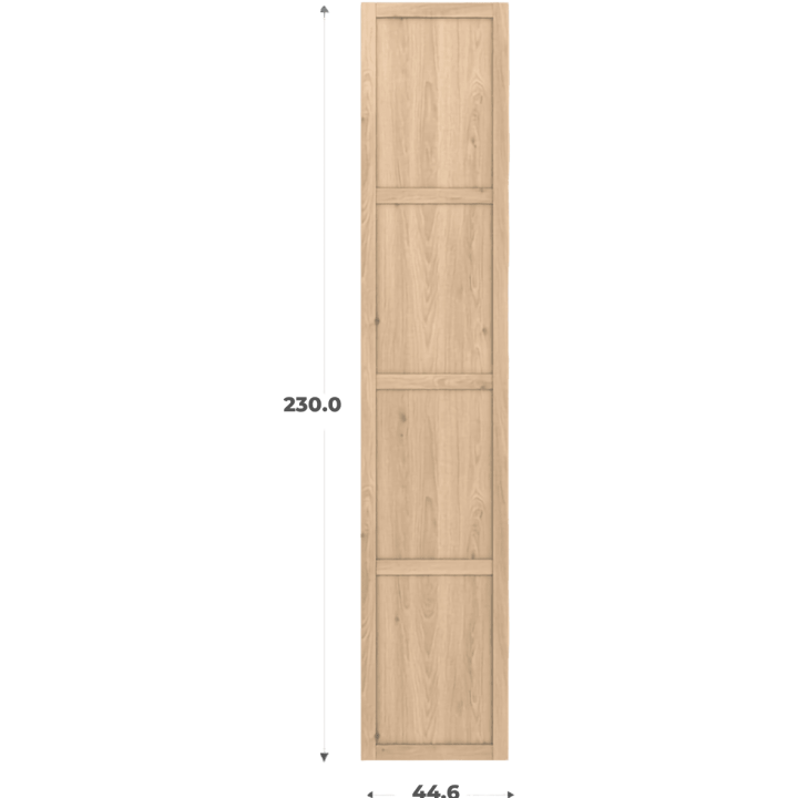 Porte cadre Casa H 232 cm - L 45 cm Chêne hikory
