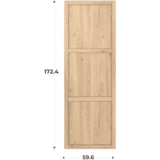 Porte cadre H174 cm - L 60 cm Chêne hikory