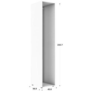 Caisson blanc Casa HT232 - L 45 - P 56 cm