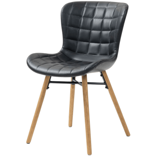 Chaise Kerma noir cha01pu