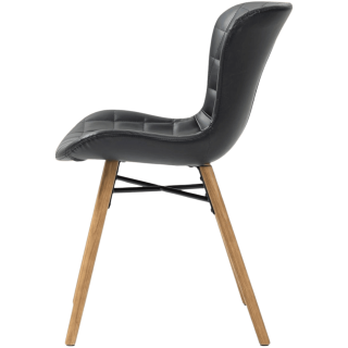 Chaise Kerma noir cha01pu
