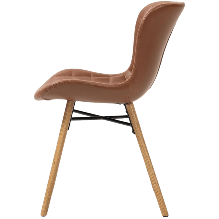 Chaise Pu Marron Chap071pu