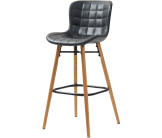 Tabouret de bar Noir chaplan01