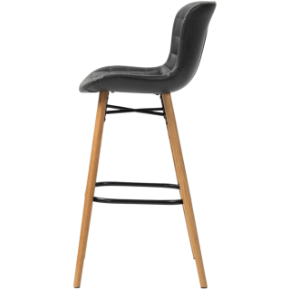 Tabouret de bar Noir chaplan01