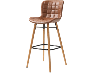 Tabouret de bar marron chaplan071