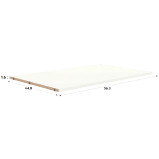 Kit Casa 1 étagère L 60 cm Blanc