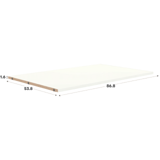Kit étagère Casa blanc L 90 cm