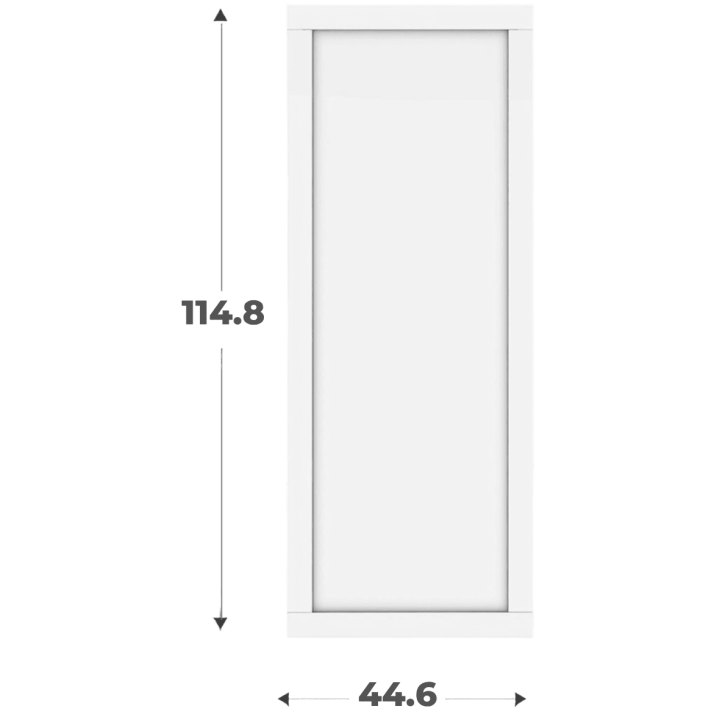 Porte cadre Casa H116 cm - L 45 cm blanc