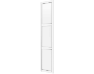 Porte cadre Casa H 201 cm - L 45 cm Blanc