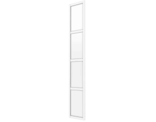 Porte cadre Casa H232 cm L 45 blanc