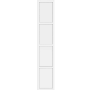 Porte cadre Casa H232 cm L 45 blanc