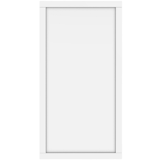 Porte cadre Casa H116 cm L 60 cm blanc