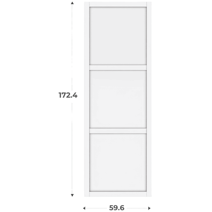 Porte cadre Casa H174 cm  - L 60 cm Blanc