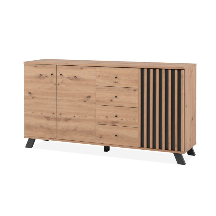 Enfilade Medan 51C chêne artisan/anthracite