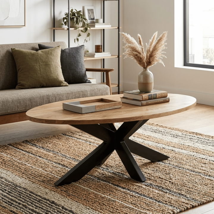 LEYA - Table basse OVALE 130 cm