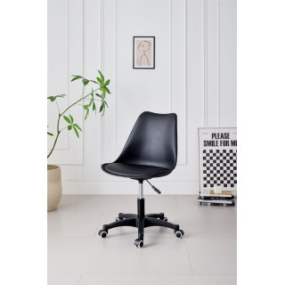 Chaise de bureau junior Bobi noir