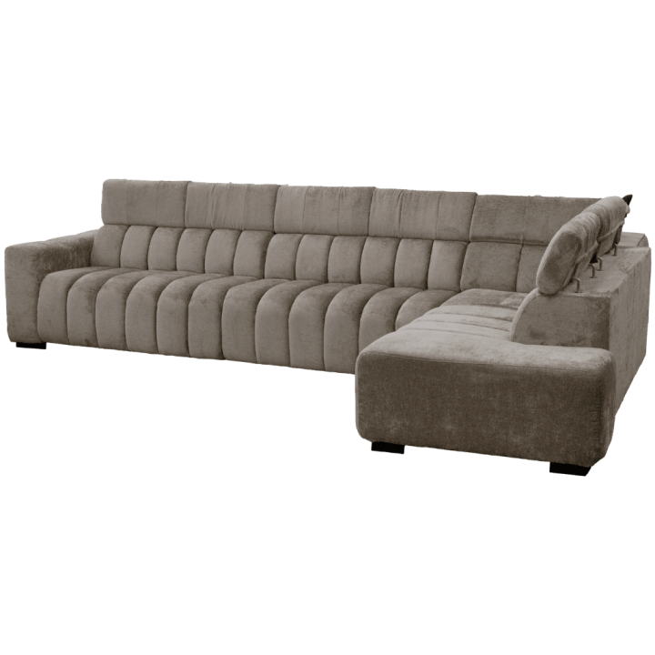 Salon d'angle Linie 2-2-ot gris foncé