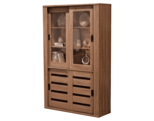Vitrine portes coulissantes Oberon