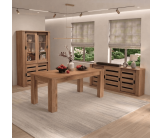 Salle à manger Oberon ( table + dressoir + vitrine )