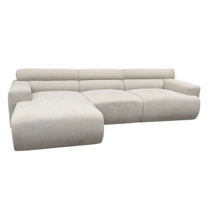 Canapé avec chaise longue à gauche Emy