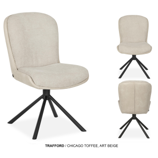 Chaise Trafford beige / chicago toffee