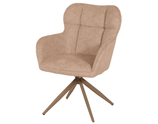 Chaise Macao pivotante taupe