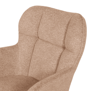 Chaise Macao pivotante taupe