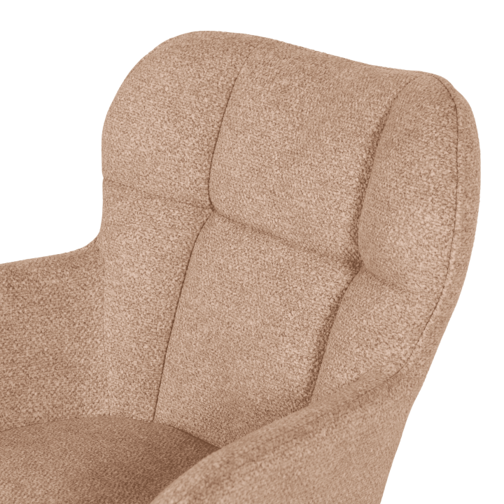 Chaise Macao pivotante taupe