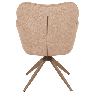 Chaise Macao pivotante taupe