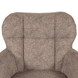 Chaise Macao pivotante gris clair