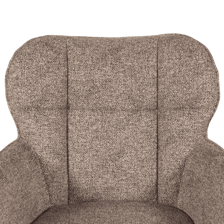 Chaise Macao pivotante gris clair