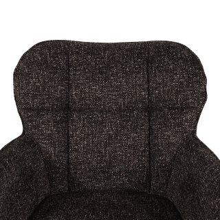 Chaise  Macao pivotante gris graphite