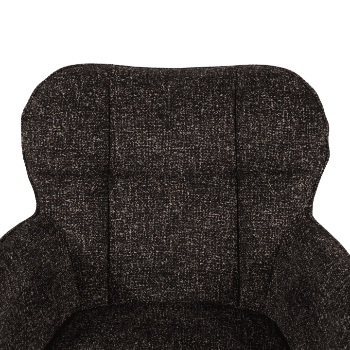 Chaise  Macao pivotante gris graphite