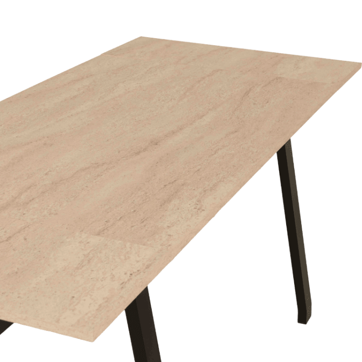 Table extensible Emir Travertin