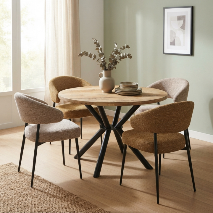 Chaise Simon Marron