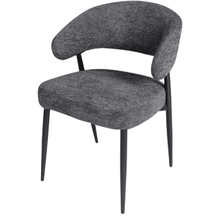 Chaise Simon Gris anthracite