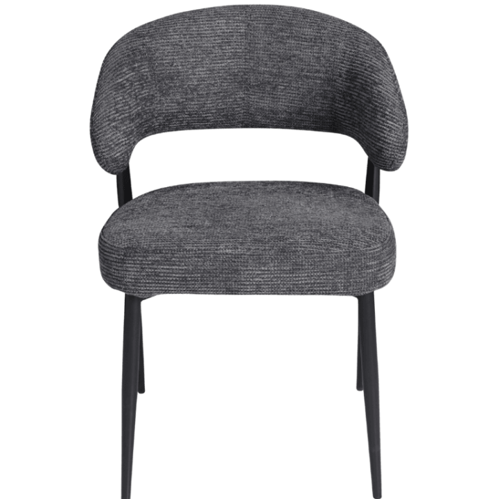 Chaise Simon Gris anthracite