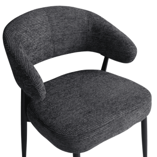 Chaise Simon Gris anthracite