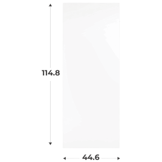 Porte H116 cm Casa blanc L 45 cm